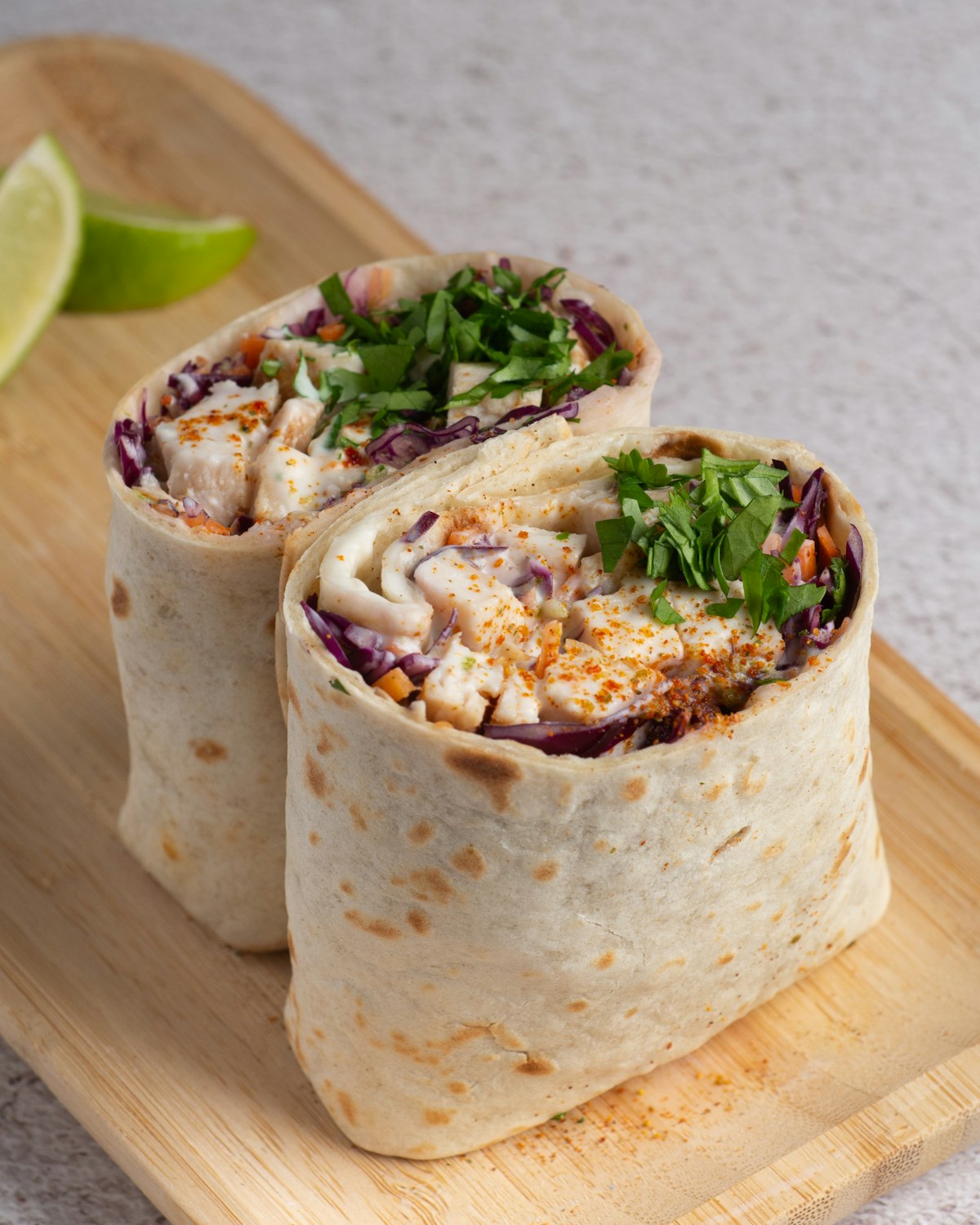 Stack of warm corn tortillas